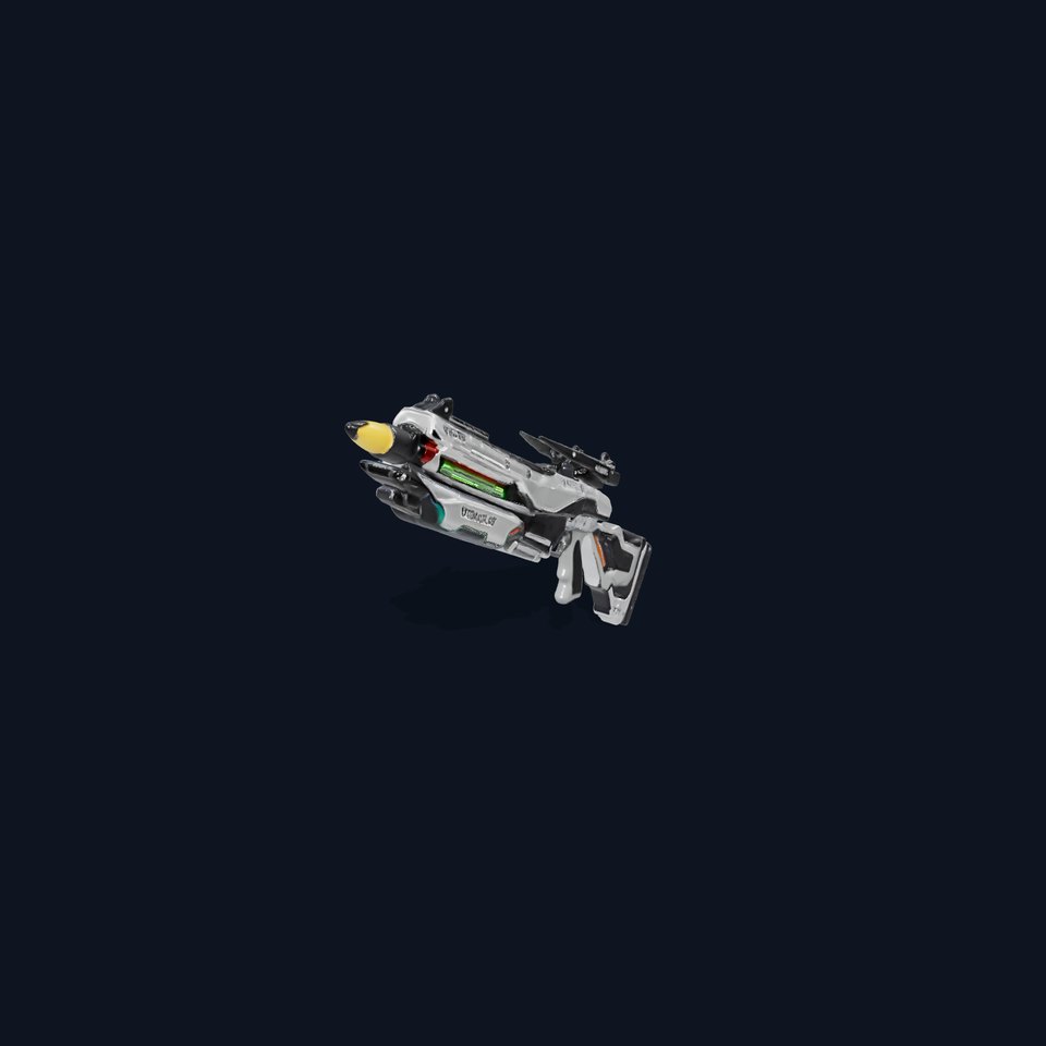 Futuristic Energy Blaster model pack